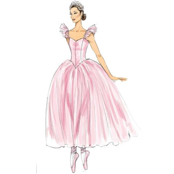 McCalls M7615 Misses Ballet Costume with Tutu Sewing Pattern New Size 14 to 22 - Picture 6 of 11